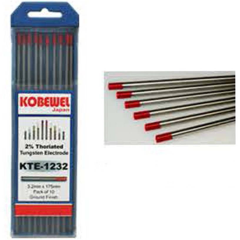 Kobewel Thoriated Tungsten Electrode 10Pcs