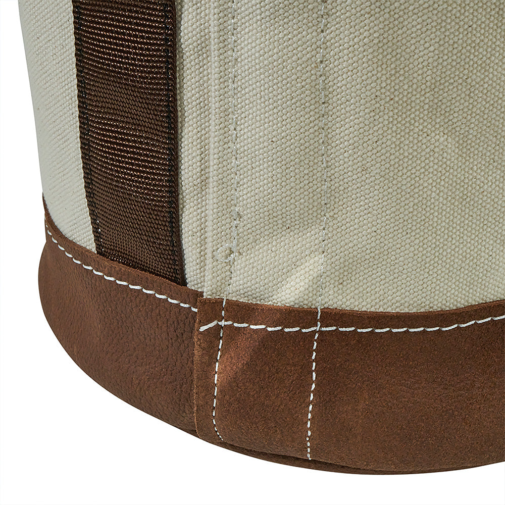 Klein 5104S Canvas Bucket Leather Bottom Swivel Snap 12