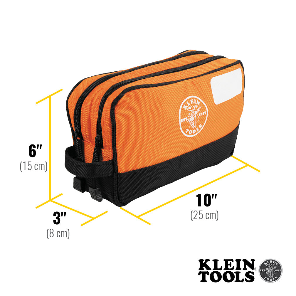 Klein 55582-4 Double Zipper Bag 10x6