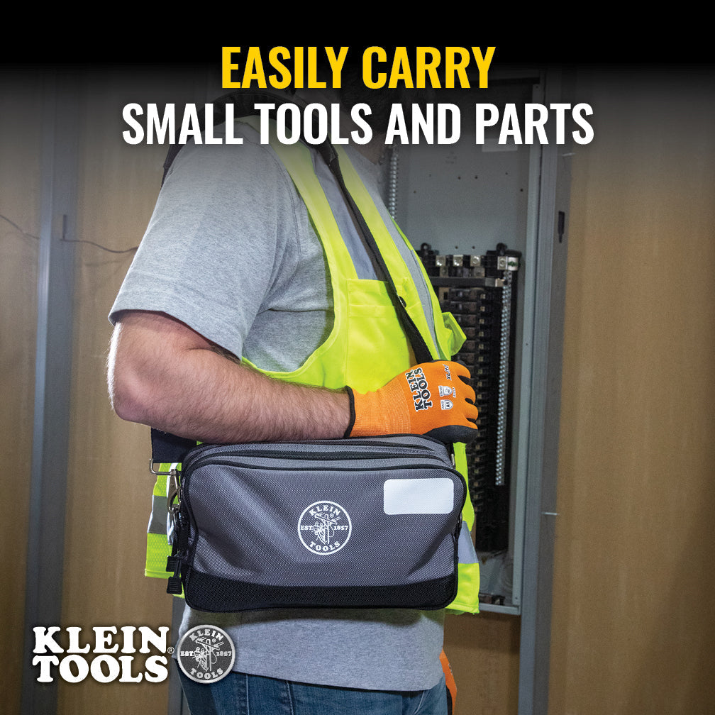 Klein 55583-1 Double Zipper Bag 12x7
