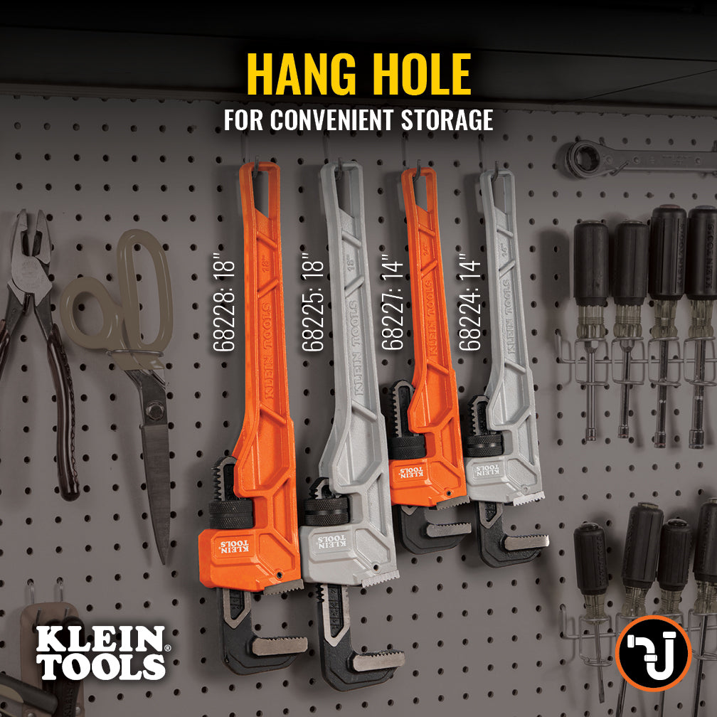 Klein 68228-5 Adjustable Cast Iron Pipe Wrench 18