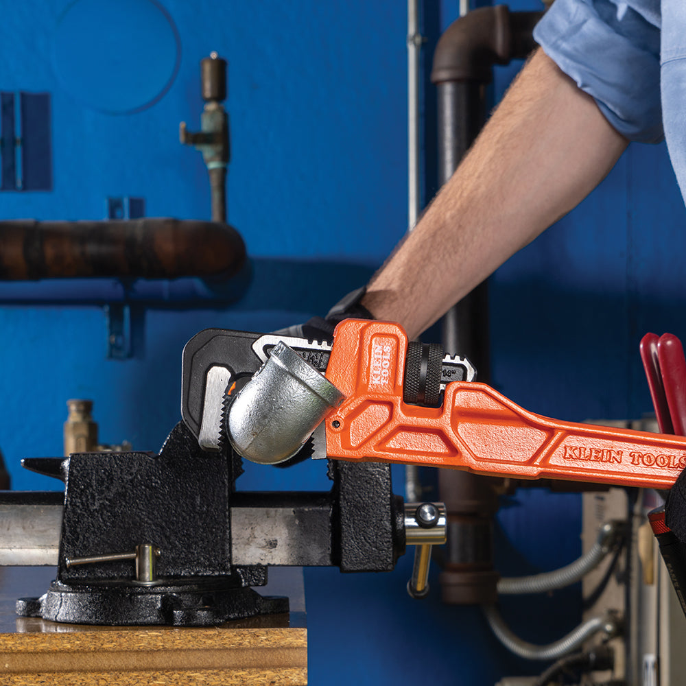 Klein 68227-8 Adjustable Cast Iron Pipe Wrench 14