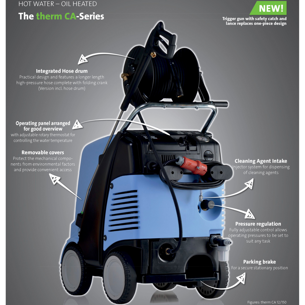 Kranzle THERM CA 11/130 Hot/Cold Water High Pressure Washer 3400W 130bar | Kranzle by KHM Megatools Corp.