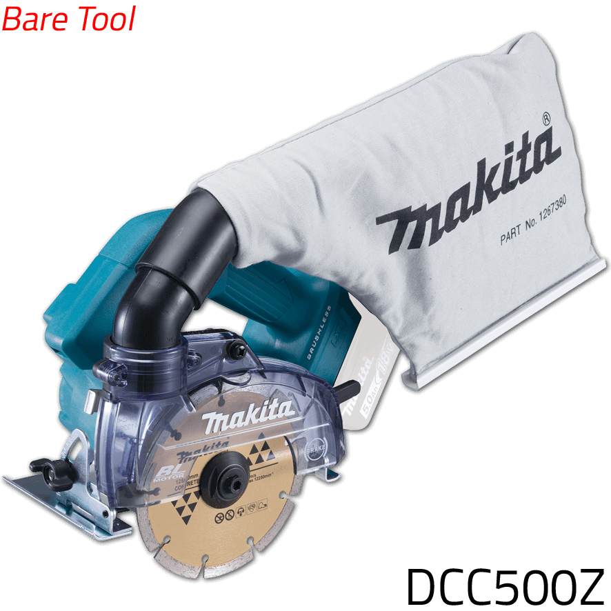 Makita DCC500Z 18V Cordless Concrete Cutter with Dust Extraction 5
