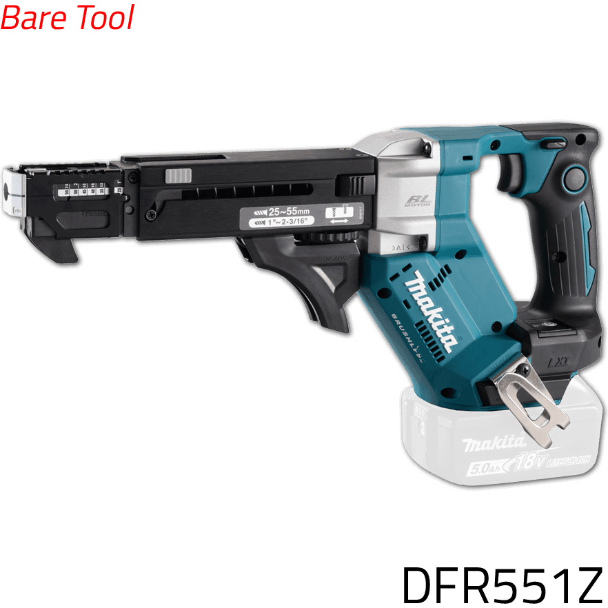 Makita DFR551Z 18V Cordless Auto Feed Screwdriver [Bare] (LXT) - KHM Megatools Corp.