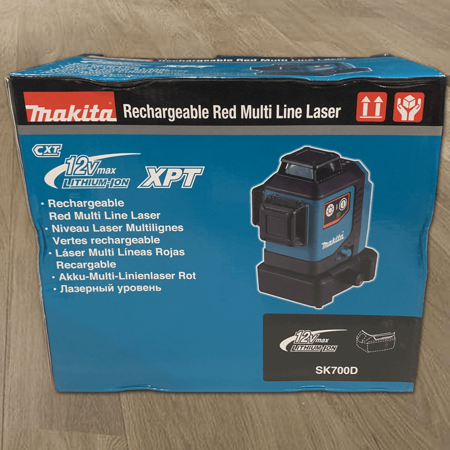 Makita SK700D 12V Cordless Line Laser Level CXT (Red Laser) [Bare] | Makita by KHM Megatools Corp.