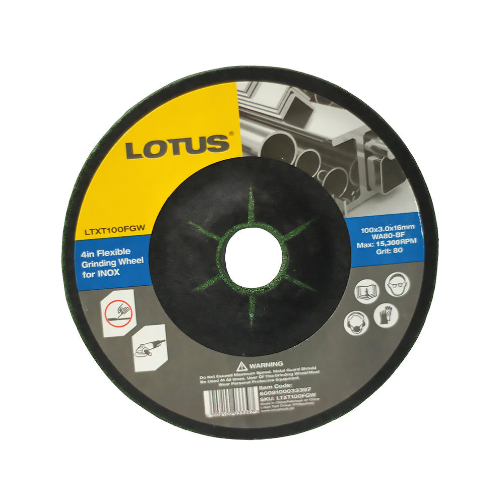 Lotus LTXT100FGW Flexible Grinding Wheel