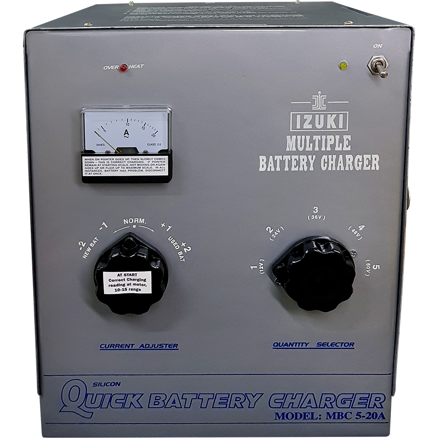 Izuki MBC-5-20A Multiple Battery Charger | Izuki by KHM Megatools Corp.