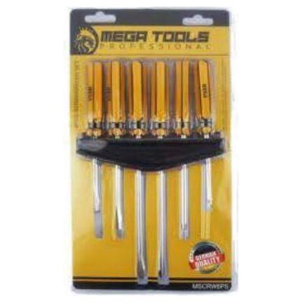 Megatools MSCRW6PS 6pcs Screwdriver Set - KHM Megatools Corp.