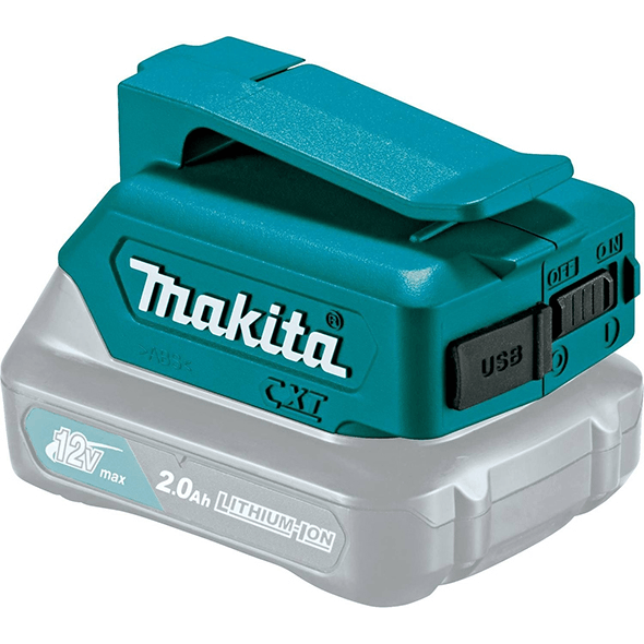 Makita ADP06 12V (CXT) Power Source Adapter for Battery with USB Port - Goldpeak Tools PH Makita