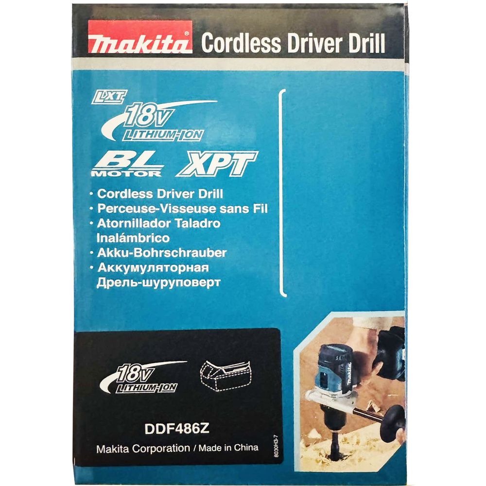 Makita DDF486Z 18V Cordless Brushless Drill Driver (LXT-Series) [Bare]