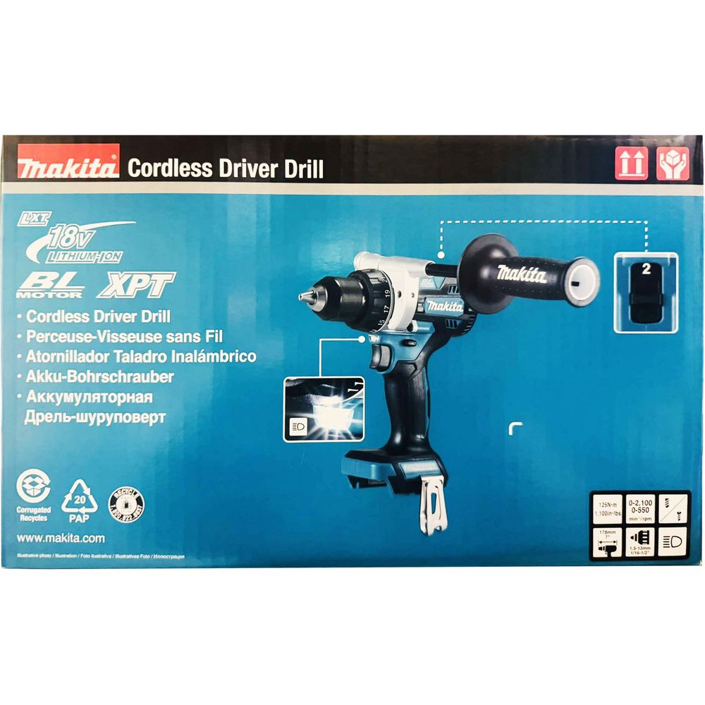 Makita DDF486Z 18V Cordless Brushless Drill Driver (LXT-Series) [Bare]
