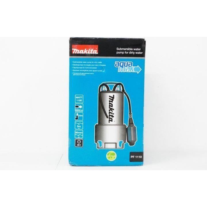 Makita PF1110 Stainless Submersible Pump (Dirty Water) 1100W [1-1/2HP] | Makita by KHM Megatools Corp.