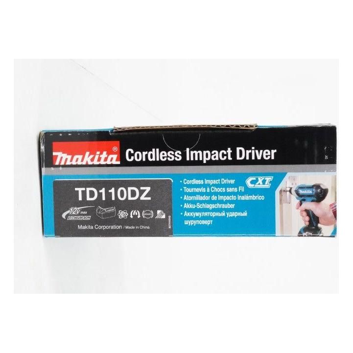 Makita TD110DZ 12V Cordless Impact Driver [CXT-Series] (Bare)