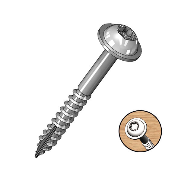 Milescraft Pocket Screws T-20 Torx Head