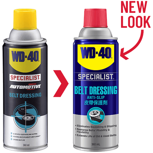 WD-40 Specialist Auto Belt Dressing 360ml (WD-AMC-BD360) - KHM Megatools Corp.