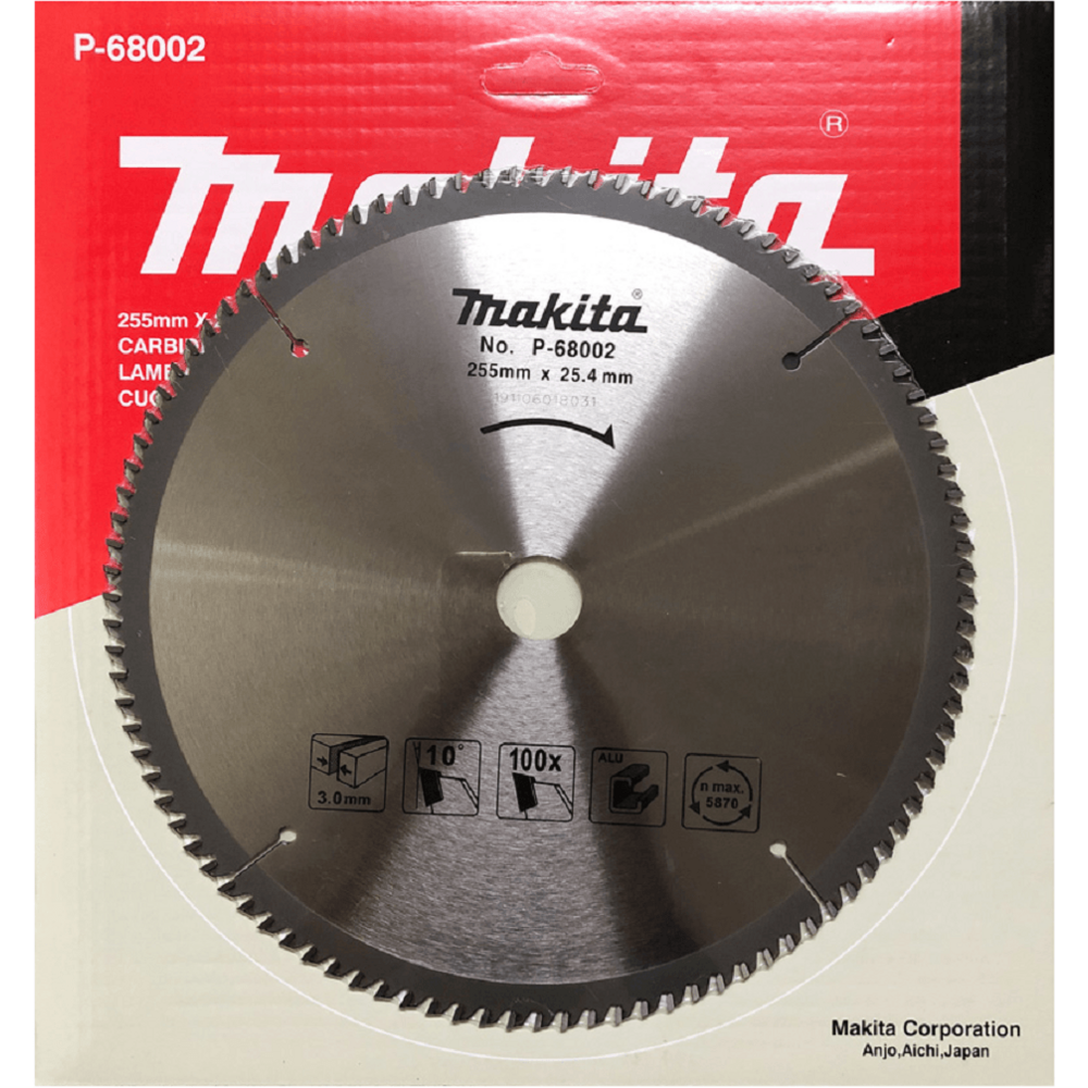 Makita P-68002 Circular Saw Blade 10 x 100T for Aluminum - KHM Megatools Corp.