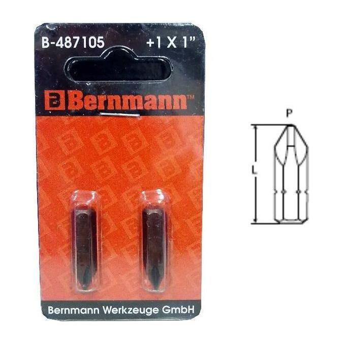 Bernmann Cross Point Philips Screwdriver Bit (1/4
