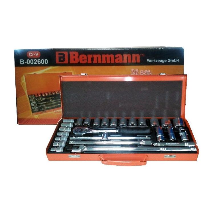 Bernmann B-002600 Socket Wrench Set 1/2