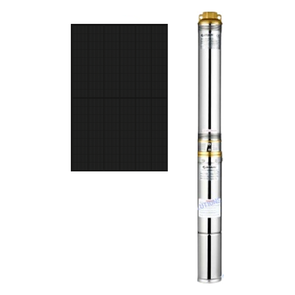 Dayuan 3SWC4-140-96-1500/96V + PLM-415H8MB-108 Deep Well Submersible Pump with Solar panel