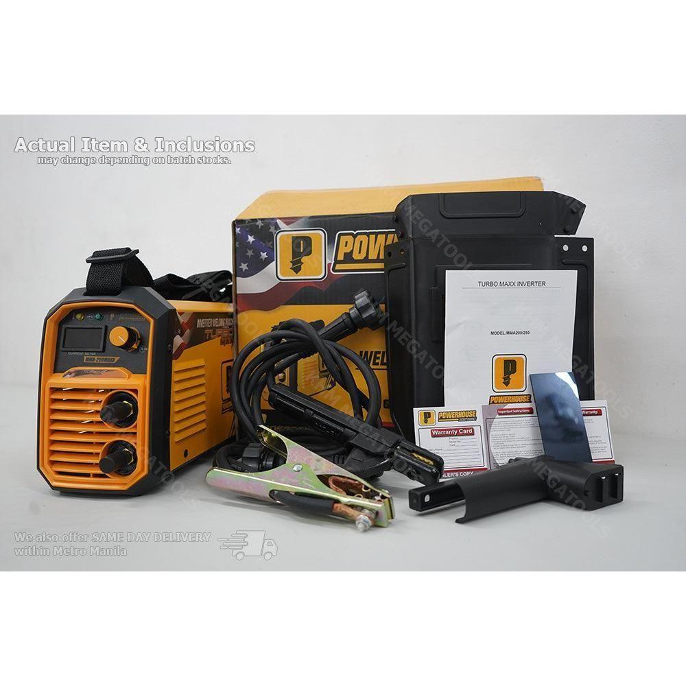 Powerhouse MMA-250 DC Inverter Welding Machine (TURBOMAXX) 250A - KHM Megatools Corp.