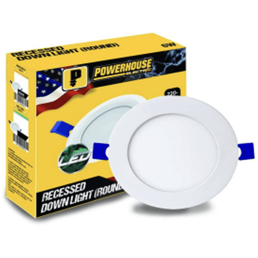 Powerhouse Electric Led Recessed Downlight Round Day Light - KHM Megatools Corp.