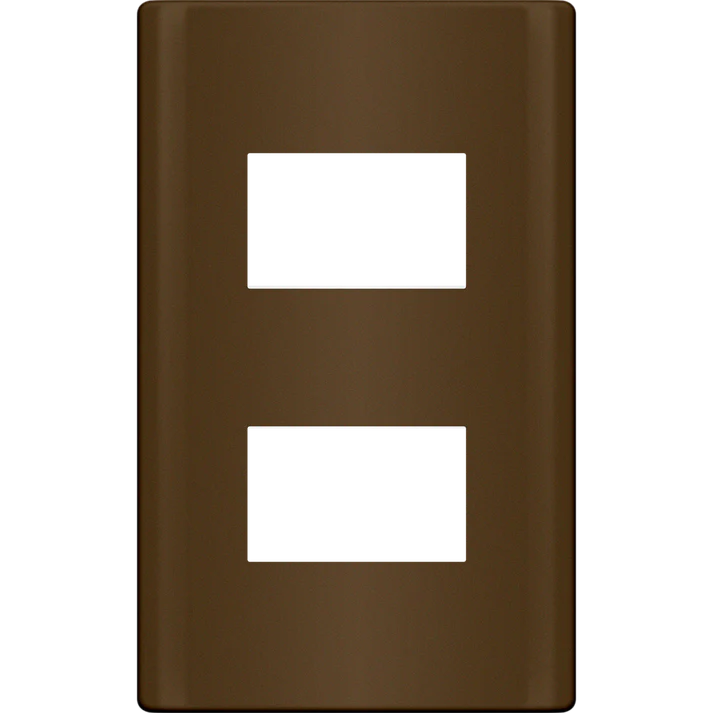 Royu RMP2/DW 2-Gang Plate (Plano) [Dark Wood] | Royu by KHM Megatools Corp.