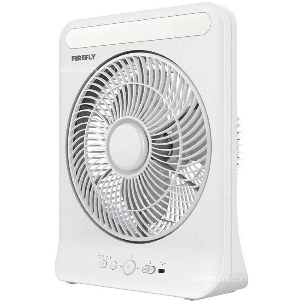 Firefly FEL653 Rechargeable 3-Speed Fan with Night Light