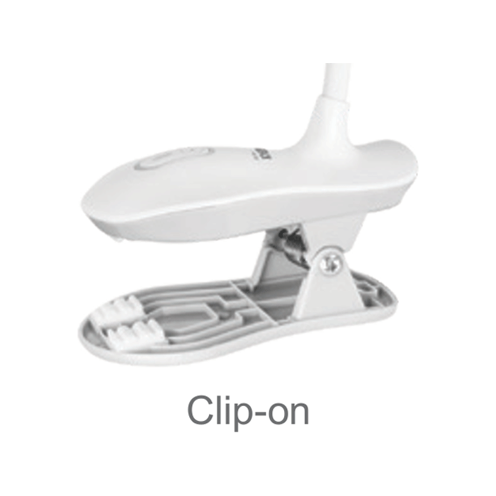 Firefly FEL723 Rechargeable Tricolor Clip-On Desk Lamp
