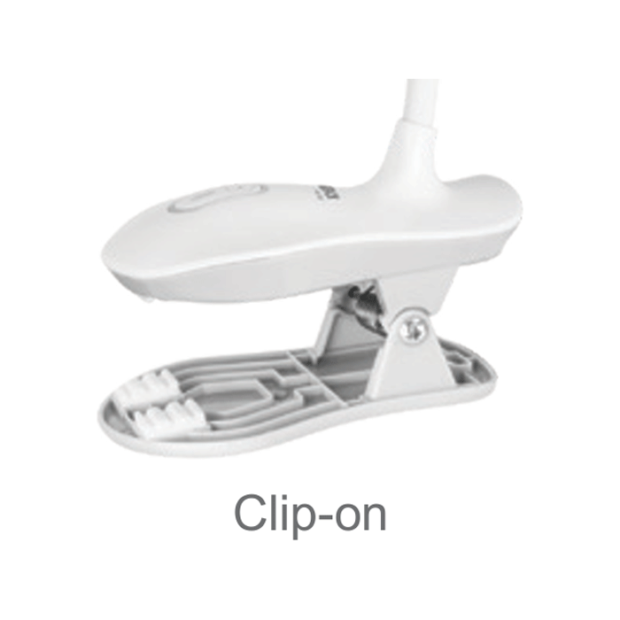 Firefly FEL723 Rechargeable Tricolor Clip-On Desk Lamp