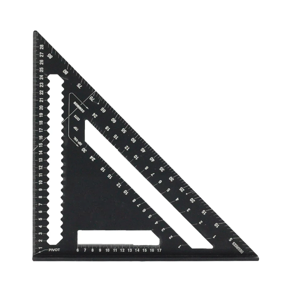 Regicocraft Aluminum Triangle Square Rule (Rafter Square) – Goldpeak ...