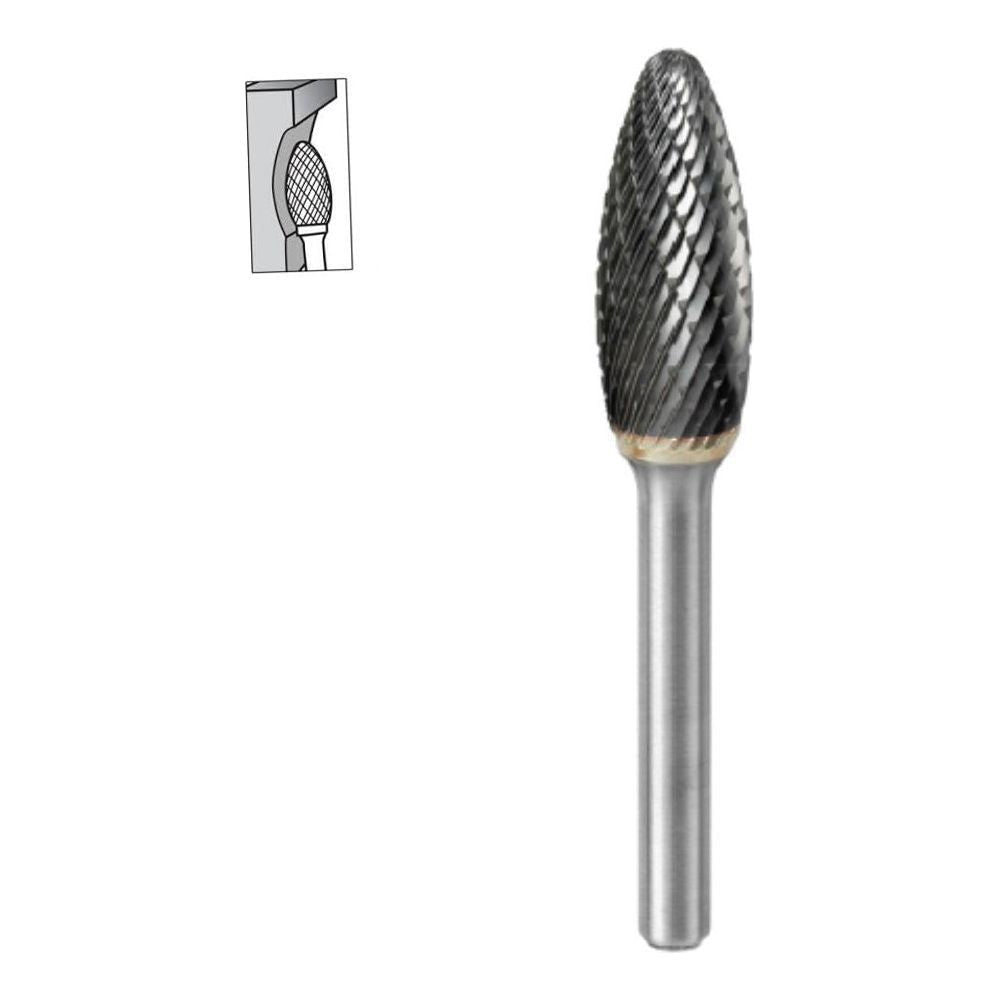 S-Ks Tools FL-1020 Carbide Burrs (Flame) for Grinding | S-Ks Tools USA by KHM Megatools Corp.