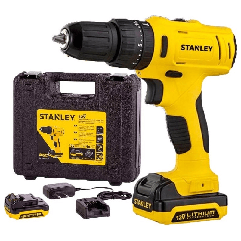 Stanley SCD121S2K 12V Cordless Drill / Driver 10mm [Kit] - KHM Megatools Corp.