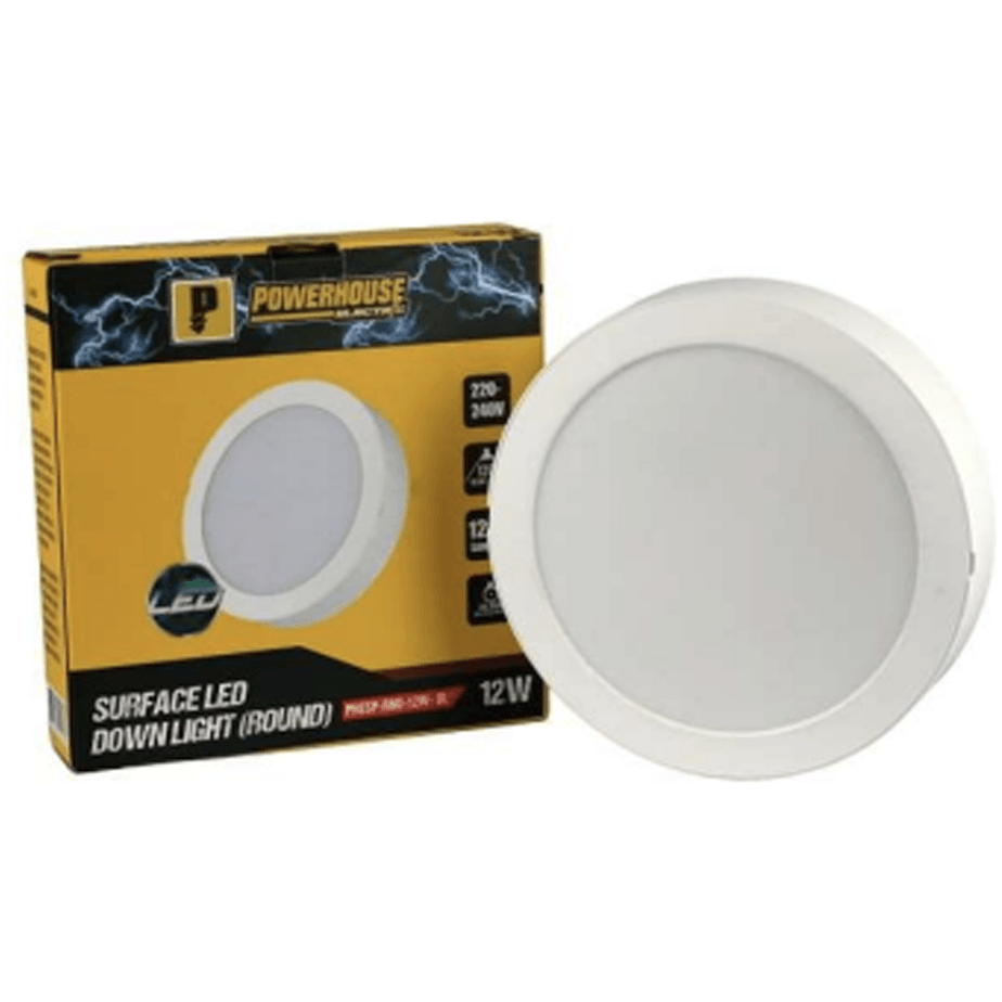 Powerhouse Electric Led Surfaced Downlight Round Daylight - KHM Megatools Corp.