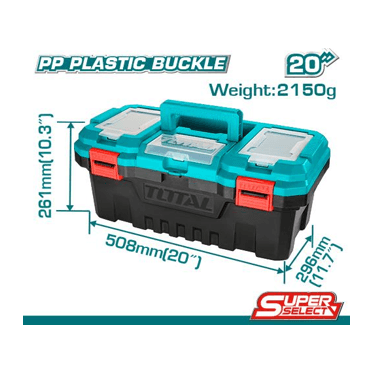 Total TPBX0201 Plastic Tool Box 20