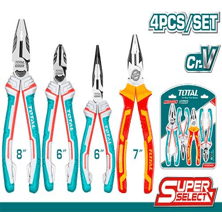 Total THT2K0456 4pcs Pliers Set - KHM Megatools Corp.