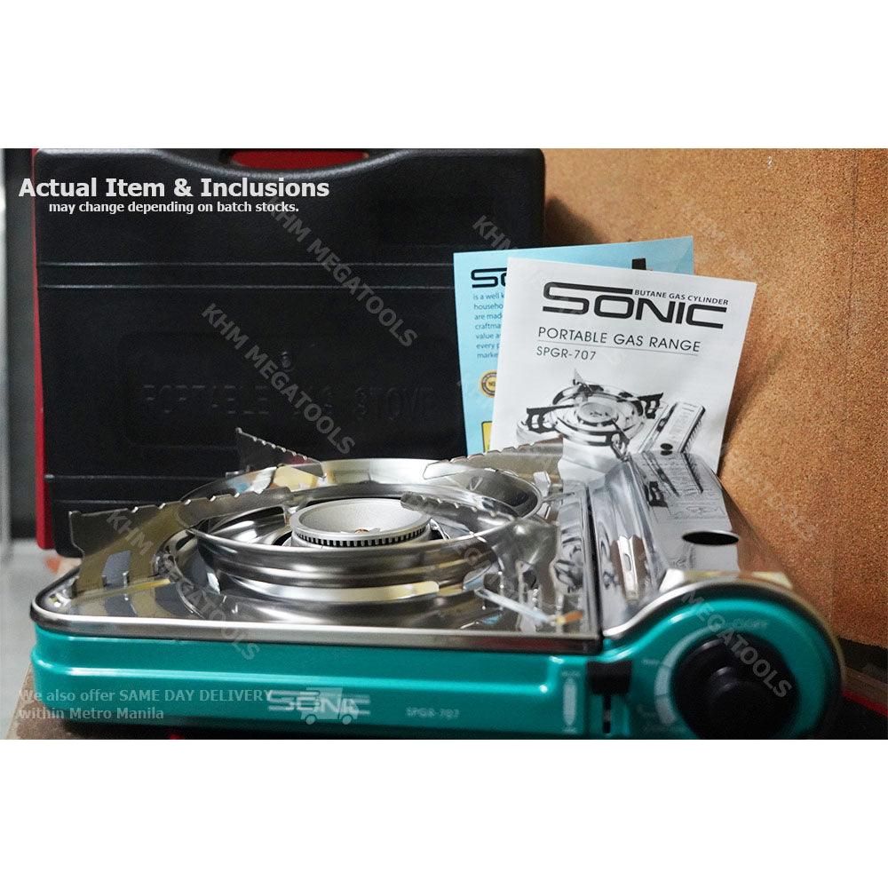 Sonic SPGR-707 Portable Stainless Gas Range (Butane) - KHM Megatools Corp.