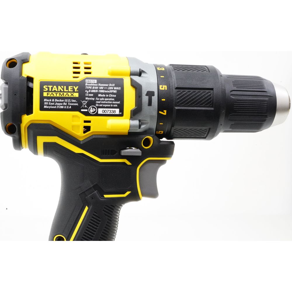 Stanley SBD715D2K 20V Cordless Brushless Hammer Drill 13mm | Stanley by KHM Megatools Corp.