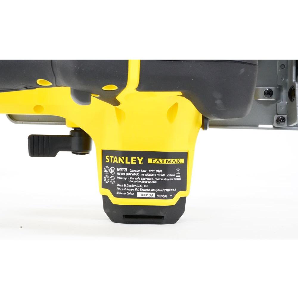 Stanley SCC500 20V Cordless Circular Saw 6-1/2