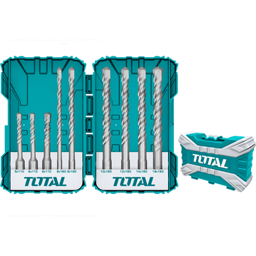 Total TACSDL30901 9pcs SDS-plus Drill Bit Set | Total by KHM Megatools Corp.