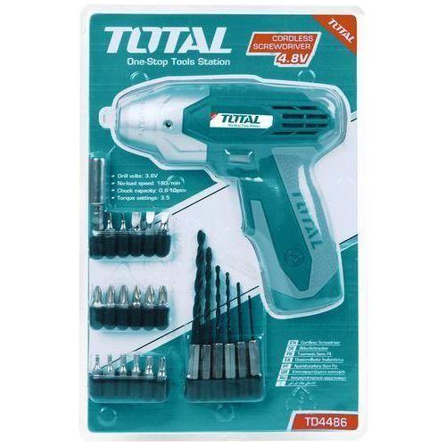 Total TD4486 4.8V Cordless Screwdriver Kit - Goldpeak Tools PH Total