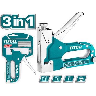 Total THT31143 3-in-1 Staple Gun | Total by KHM Megatools Corp.