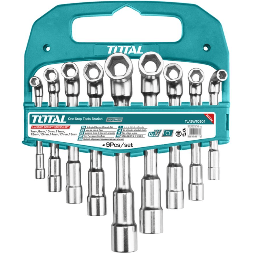 Total TLASWT0901 L-Angle Socket Wrench Set | Total by KHM Megatools Corp.