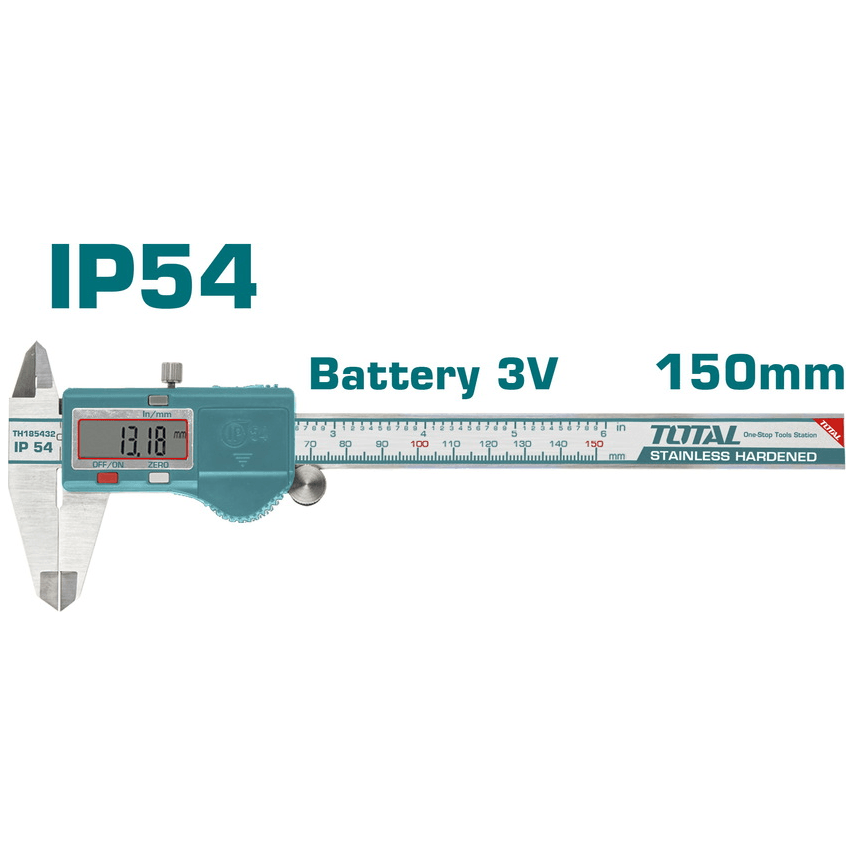 Total TMT321506 Digital Measuring Caliper IP54 - KHM Megatools Corp.