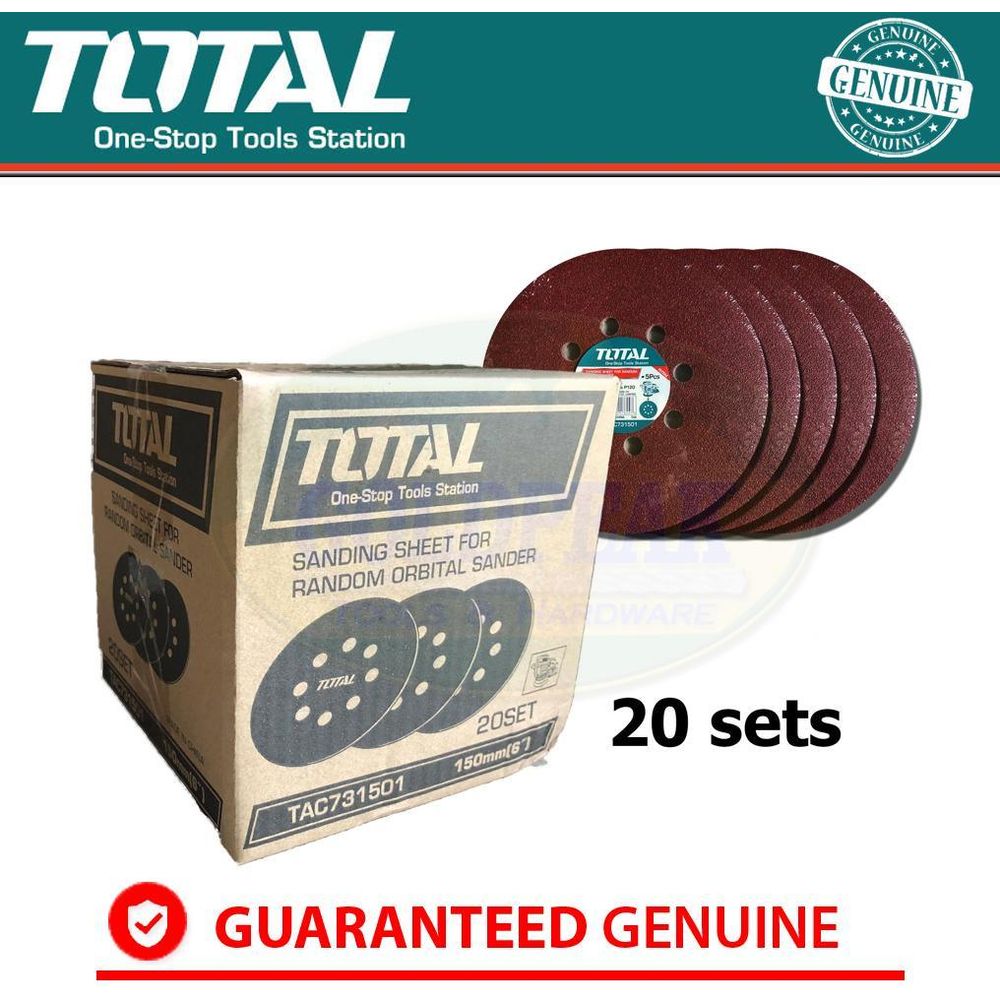 Total TAC731501 Velcro Sanding Disc 6