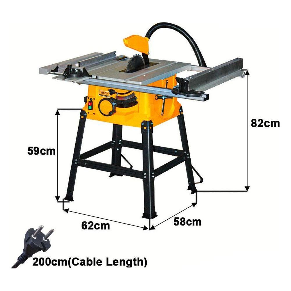 Ingco TS18502 Extendable Table Saw 1850W - KHM Megatools Corp.