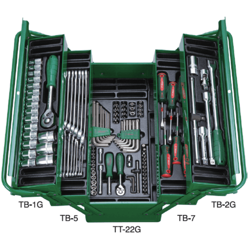 Hans TTBK-111L Assorted Hand Tools Set With Tool Box Chest (111pcs) - KHM Megatools Corp.