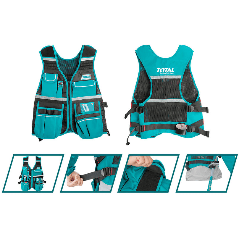 Total TTVT1601 Tool Vest | Total by KHM Megatools Corp.