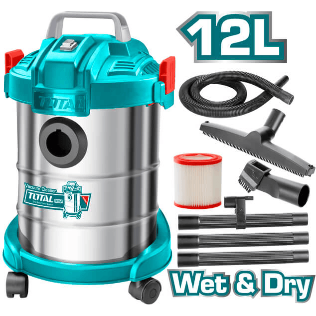 Total TVC14122 (12L) Wet & Dry Vacuum | Total by KHM Megatools Corp.