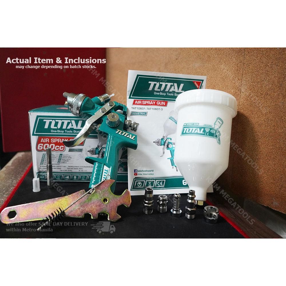 Total TAT10601 HVLP Air PaintSpray Gun (600cc) (Gravity) - KHM Megatools Corp.